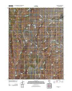Adelaide Nevada Historical topographic map, 1:24000 scale, 7.5 X 7.5 Minute, Year 2011