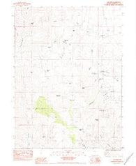 Adelaide Nevada Historical topographic map, 1:24000 scale, 7.5 X 7.5 Minute, Year 1983