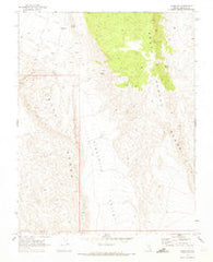 Alamo NE Nevada Historical topographic map, 1:24000 scale, 7.5 X 7.5 Minute, Year 1969