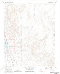 Alamo SE Nevada Historical topographic map, 1:24000 scale, 7.5 X 7.5 Minute, Year 1980