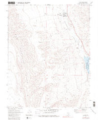 Alamo Nevada Historical topographic map, 1:24000 scale, 7.5 X 7.5 Minute, Year 1980