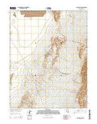 Alcatraz Island Nevada Current topographic map, 1:24000 scale, 7.5 X 7.5 Minute, Year 2014