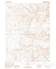 Alkali Peak Nevada Historical topographic map, 1:24000 scale, 7.5 X 7.5 Minute, Year 1990