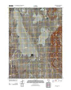 Alkali Lake Nevada Historical topographic map, 1:24000 scale, 7.5 X 7.5 Minute, Year 2011