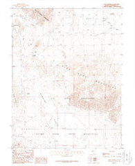 Allen Springs Nevada Historical topographic map, 1:24000 scale, 7.5 X 7.5 Minute, Year 1987