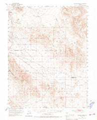 Allen Springs Nevada Historical topographic map, 1:62500 scale, 15 X 15 Minute, Year 1951