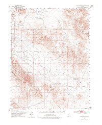 Allen Springs Nevada Historical topographic map, 1:62500 scale, 15 X 15 Minute, Year 1951