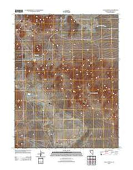 Allen Springs Nevada Historical topographic map, 1:24000 scale, 7.5 X 7.5 Minute, Year 2011