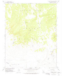 Ammonia Tanks Nevada Historical topographic map, 1:24000 scale, 7.5 X 7.5 Minute, Year 1961