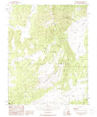 Anchorite Hills Nevada Historical topographic map, 1:24000 scale, 7.5 X 7.5 Minute, Year 1988