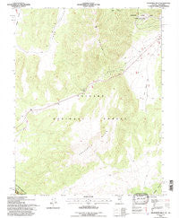 Anchorite Hills Nevada Historical topographic map, 1:24000 scale, 7.5 X 7.5 Minute, Year 1994
