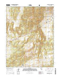 Anchorite Hills Nevada Current topographic map, 1:24000 scale, 7.5 X 7.5 Minute, Year 2014