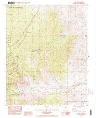 Angel Peak Nevada Historical topographic map, 1:24000 scale, 7.5 X 7.5 Minute, Year 1984