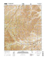 Angel Peak Nevada Current topographic map, 1:24000 scale, 7.5 X 7.5 Minute, Year 2014