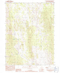 Antelope Mountain Nevada Historical topographic map, 1:24000 scale, 7.5 X 7.5 Minute, Year 1990