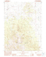 Antelope Peak Nevada Historical topographic map, 1:24000 scale, 7.5 X 7.5 Minute, Year 1990