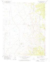 Antelope Spring Nevada Historical topographic map, 1:24000 scale, 7.5 X 7.5 Minute, Year 1971