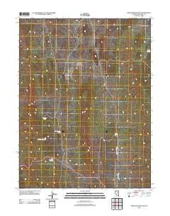 Antelope Mountain Nevada Historical topographic map, 1:24000 scale, 7.5 X 7.5 Minute, Year 2012