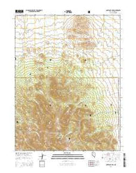 Antelope Peak Nevada Current topographic map, 1:24000 scale, 7.5 X 7.5 Minute, Year 2014