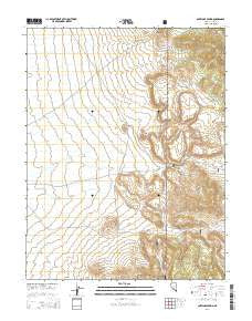 Antelope Spring Nevada Current topographic map, 1:24000 scale, 7.5 X 7.5 Minute, Year 2014