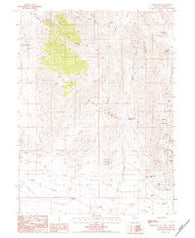 Antler Peak Nevada Historical topographic map, 1:24000 scale, 7.5 X 7.5 Minute, Year 1984