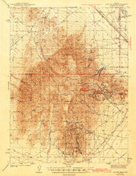 Antler Peak Nevada Historical topographic map, 1:62500 scale, 15 X 15 Minute, Year 1943