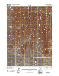 Antler Peak Nevada Historical topographic map, 1:24000 scale, 7.5 X 7.5 Minute, Year 2011