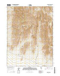 Antler Peak Nevada Current topographic map, 1:24000 scale, 7.5 X 7.5 Minute, Year 2014
