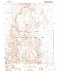 Apache Tear Canyon Nevada Historical topographic map, 1:24000 scale, 7.5 X 7.5 Minute, Year 1988