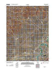Arabia Nevada Historical topographic map, 1:24000 scale, 7.5 X 7.5 Minute, Year 2011