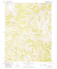 Arc Dome Nevada Historical topographic map, 1:24000 scale, 7.5 X 7.5 Minute, Year 1980