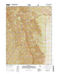 Arch Canyon Nevada Current topographic map, 1:24000 scale, 7.5 X 7.5 Minute, Year 2014