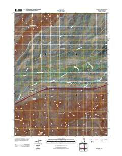 Argenta Nevada Historical topographic map, 1:24000 scale, 7.5 X 7.5 Minute, Year 2012
