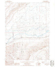 Argenta Nevada Historical topographic map, 1:24000 scale, 7.5 X 7.5 Minute, Year 1985