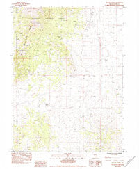 Arizona Spring Nevada Historical topographic map, 1:24000 scale, 7.5 X 7.5 Minute, Year 1984