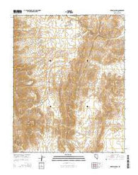 Arrow Canyon Nevada Current topographic map, 1:24000 scale, 7.5 X 7.5 Minute, Year 2014