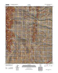 Arrow Canyon SE Nevada Historical topographic map, 1:24000 scale, 7.5 X 7.5 Minute, Year 2012