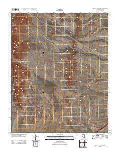 Arrow Canyon SE Nevada Historical topographic map, 1:24000 scale, 7.5 X 7.5 Minute, Year 2012