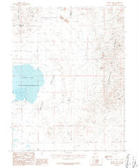 Artesia Lake Nevada Historical topographic map, 1:24000 scale, 7.5 X 7.5 Minute, Year 1986