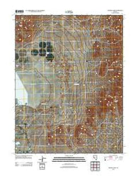 Artesia Lake Nevada Historical topographic map, 1:24000 scale, 7.5 X 7.5 Minute, Year 2012