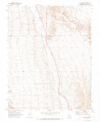 Ash Springs Nevada Historical topographic map, 1:24000 scale, 7.5 X 7.5 Minute, Year 1969