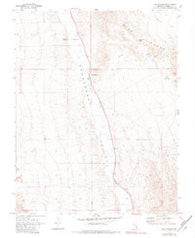 Ash Springs Nevada Historical topographic map, 1:24000 scale, 7.5 X 7.5 Minute, Year 1969