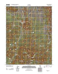Atlanta Nevada Historical topographic map, 1:24000 scale, 7.5 X 7.5 Minute, Year 2012