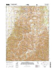 Austin Nevada Current topographic map, 1:24000 scale, 7.5 X 7.5 Minute, Year 2014