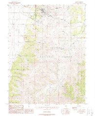 Austin Nevada Historical topographic map, 1:24000 scale, 7.5 X 7.5 Minute, Year 1988