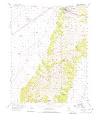 Austin Nevada Historical topographic map, 1:62500 scale, 15 X 15 Minute, Year 1956