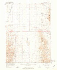 Awakening Peak Nevada Historical topographic map, 1:62500 scale, 15 X 15 Minute, Year 1958