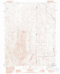 Azure Ridge Nevada Historical topographic map, 1:24000 scale, 7.5 X 7.5 Minute, Year 1983