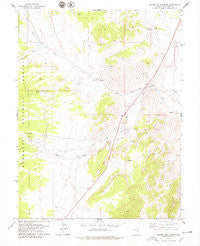 Badger Hole Spring Nevada Historical topographic map, 1:24000 scale, 7.5 X 7.5 Minute, Year 1978