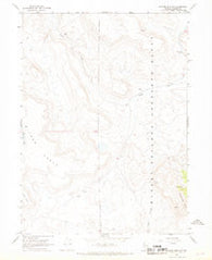 Badger Mtn NW Nevada Historical topographic map, 1:24000 scale, 7.5 X 7.5 Minute, Year 1966